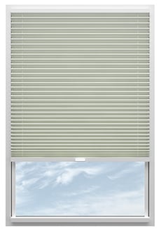 Solaris, Whisp Grey - Stick Fit Pleated Blind